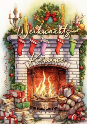 Weihnachts-Malbuch für Erwachsene Ein Weihnachtsmalbuch mit festlich dekorierten Kaminen Das Malbuch beinhaltet 55 S. A4 weisse Rückseiten (kein durchdrücken, optimal zum aufhängen) wunderschön dekorierte offene Kamine/Kaminfeuer mit gemütlichen Sesseln Weihnachtsgeschenke Glocken und Tannenzweige Socken für Santa Clause Weihnachtsbäume Kerzen und Kränze Das Malbuch ist ein tolles Geschenk für Nikolaus, Geschenk zum Wichteln, Geschenk zu Weihnachten oder für die Vorweihnachtszeit. Und für alle, die Kamine und Weihnachtsdeko lieben.