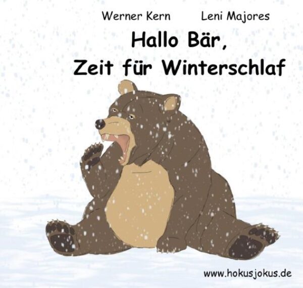 Der erste Schnee ist gefallen und alles schimmert weiß. „Zeit für Winterschlaf“, dachte sich der Bär. Er hatte eine schöne Höhle gefunden und sich diese gemütlich eingerichtet. Nun hatte sich der Bär dick und rund gefressen und war bereit für den Winterschlaf. Er verzog sich in seine Höhle, um zu schlafen. Dies ist aber gar nicht so einfach, wenn man dauernd gestört wird.