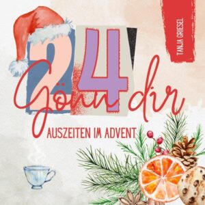 Kerzenlicht, Tee und köstliche Plätzchen - der Advent hat seinen ganz eigenen Zauber! In diesem Buch erwartet dich an jedem Tag eine kleine Auszeit mit inspirierenden Gedanken und kleinen Geschichten rund um den Advent. Von geheimnisvollen Türen, störrischen Eseln bis hin zum obligatorischen Vorweihnachtsblues - entdecke den Advent für dich!