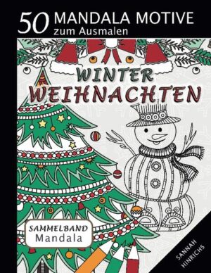 Dieser Sammelband enthält 50 abwechslungsreiche Motive in unterschiedlichen Detailstufen zum Thema Winter-Weihnachten. Jedes Bild hat ein einzigartiges Muster im Mandala-Stil. Die einseitig bedruckten Seiten erleichtern das Ausmalen ohne Durchdruck. Das Ausmalen von Mandala-Motiven hat viele positive Wirkungen. Es entschleunigt und steigert die Gelassenheit, fördert die Konzentration und Kreativität. Außerdem beruhigt es den Gedankenfluss und es lässt sich dabei herrlich entspannen.