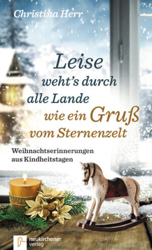 Die Advents- und Weihnachtszeit ist immer auch Erinnerungszeit. Gerade ältere Menschen denken dann gerne an ihre Kindheit zurück und erzählen von Begebenheiten aus dieser besonderen Zeit. Christina Herr hat diese Erinnerungen aufgeschrieben. Es sind Geschichten voller Freude und Wärme, die von Weihnachten in guten und in schlechten Zeiten erzählen und Vorfreude auf Weihnachten wecken. Angereichert sind die Zeitzeugnisse mit Weihnachtserinnerungen bekannter Persönlichkeiten, mit Liedtexten und Gedichten. Ein wunderbarer Begleiter durch die Advents- und Weihnachtszeit zum Selber- oder Vorlesen. Mit Texten von Astrid Lindgren, Martin Luther, Loki Schmidt, Hermann Hesse, Hans Fallada u.a.