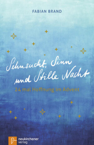 Sehnsucht ist das große Wort der Adventszeit. Advent ist die Zeit der Hoffnung und des sehnsuchtsvollen Wartens: Warten auf Gott und seine befreiende Ankunft in dieser Welt, die sich an Weihnachten erfüllt. 24 sehnsuchtsvolle Kapitel erwarten den Leser in diesem Advents-kalenderbuch. Geschichten, Gedichte und Denkanstöße, ungewohnte Impulse und die beständige Einladung, ein adventliches Leben zu wagen. Dabei werden die großen menschlichen Sehnsüchte in den Mittelpunkt gerückt: die Sehnsucht nach Wurzeln, nach Stille, nach Liebe und Wahrheit. Ein Adventsbegleiter, der erwartungsvoll nach Weihnachten ausschauen lässt und hilft, die eigenen Sehnsüchte zu spüren und groß zu machen.