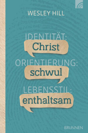 Wesley Hill ist schwul. Von siner Teenagerzeit an fühlt er sich von Männern angezogen. Doch er ist überzeugt, dass Homosexualität nicht Gottes ursprünglicher schöpferischer Absicht für die Menschheit entspricht. Deshalb hat sich Hill entschieden, sexuell enthaltsam zu leben. In großer Offenheit und Ehrlichkeit erzählt Hill von seinem inneren Kampf mit Einsamkeit und Scham und von seiner Sehnsucht nach erfüllenden Beziehungen und Angenommen-Sein. Seine tiefen Gedanken und seine theologischen Reflexionen bewirken einen Perpektivwechsel, der Hill auf den Weg bringt, seine wahre Identität zu erkennen. Doch die Frage bleibt: Gibt es innerhalb der christlichen Gemeinden einen Platz für Menschen wie ihn? ""Dieses Buch ist sehr persönlich, dabei schonungslos offen und zugleich theologisch tief - eine seltene Kombination. Es ist ein starkes Zeugnis für Gottes erneuernde Kraft im Leben von Christen, die nicht zulassen, dass ihre Sexualität definiert, wer sie sind. Es gibt mehr Christen, die diesen Weg für sich bezeugen, als wir denken. Wir müssen nur bereit sein, ihre Stimmen zu hören."" Prof. Dr. Christoph Raedel