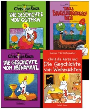 Vier beliebte Comics von Tiki Küstenmacher in einem Paket! Diese sprechende Kerze lässt Kinder und Erwachsene immer wieder staunen, welche überraschenden und anregenden Geheimnisse unsere Religion enthält. Deshalb haben die Tiki-Bücher bereits viele Fans, sie eignen sich ideal als Geschenke für Kinder und Jugendliche.