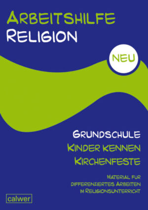 Das Material „Kinder kennen Kirchenfeste“ ist eine optimale Ergänzung zum Band „Feste im Kirchenjahr“. Es enthält ansprechende Symbolkarten zu den vielen Festtagen, Informationstexte zu den einzelnen Festen für die selbstständige Erarbeitung der Kinder, Wortkarten, einen Festkreis, Reflexionselemente sowie konkrete Anregungen für den Einsatz im Unterricht. Eine Ergänzung bilden Infokarten zu Festen aus Judentum und Islam, die das interreligiöse Lernen fördern. Mit diesen Materialien kann der Festkreis des Kirchenjahres von den Kindern selbstständig erarbeitet und visualisiert werden. Dabei werden individuelle und gemeinsame Formen des Lernens miteinander verbunden. Die Materialien sind flexibel in den Klassen 1-4 einsetzbar. Geförderte Kompetenzen: - Die Kinder können die Feste in den Festkreis des Kirchenjahres einordnen. - Sie können sich die Merkmale einzelner Feste selbst erarbeiten und ihr Wissen austauschen. - Sie können über Feste in anderen Religionen Auskunft geben.