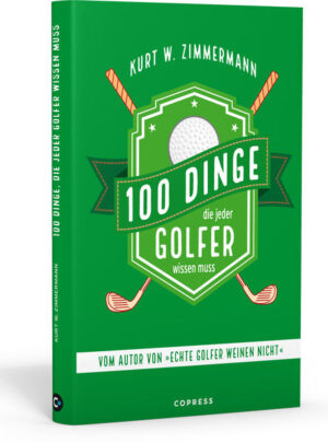 Das perfekte Geschenk für Golfer!   100 Dinge muss man wissen, um zum perfekten Golfer und zur perfekten Golferin zu werden. Es sind genau 100. Golf-Bestsellerautor Kurt W. Zimmermann beschreibt in seinem neuesten Golf Buch auf seine bekannt lockere Art diese 100 wichtigsten Dinge, die ein Golfer wissen muss:  Wie gewinne ich als mäßiger Golfspieler todsicher ein Turnier?  Darf ich mich auf dem Golfplatz betrinken?  Soll ich hinterher gestehen, dass ich nur ein bisschen betrogen habe?  Gehen kurze Minis für ältere Damen?  Wie verschwindet auch der übelste Slice?  und 95 weitere, nicht immer ganz ernstgemeinte Golfgeschichten zum bunten und amüsanten Leben auf dem Platz und im Klubhaus.   Das Buch ist die Antwort auf die Frage: Was schenkt man einem Golfer, der schon alles hat?   Ob Sie es als witziges Golfgeschenk für einen Freund einsetzen möchten, oder sich als passionierter Golfspieler selbst ein lustiges Geschenk machen möchten - Kurt W. Zimmermann versteht sich darauf, Golfgeschichten äußerst humorvoll zu erzählen. Seine Golf Bücher sind als witzige Golfgeschenke hoch beliebt. Kleine Kostprobe gefällig? „Mein erstes Golfturnier gewann ich in Österreich. Es war im Oktober. Ich kann mich genau erinnern, denn wir erlebten am Turniertag einen frühzeitigen Wintereinbruch. Am Morgen war der Golfplatz weiß überzuckert. Wir hatten zu warten, bis die Sonne den Platz frei geschmolzen hatte. Meine Startzeit wurde darum vom späten Morgen auf den frühen Nachmittag verschoben. Wir mussten uns in unserer Gruppe also die Zeit vertreiben. Was taten wir? Wir bestellten im Klubhaus einen Grünen Veltliner. Dann Sandwiches und noch einen Grünen Veltliner. Wir tranken und erzählten uns die üblichen Abenteuergeschichten von unserem Heldenleben auf den Fairways und Greens. Nur einer aus unserer Gruppe machte nicht mit. Klaus trank einen Latte Macchiato, dann ging er auf die Driving Range. Sie ahnen schon, was nun kommt. Ich gewann das Turnier. Klaus landete im hinteren Mittelfeld.“ Sie sehen: Das perfekte Geschenk für Golfer!