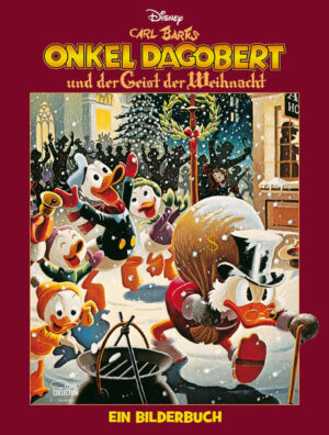 „Pah! Weihnachten! Wenn ich das schon höre! Nichts als grober Unfug!“, ruft Onkel Dagobert. Diese Worte könnten auch von seinem literarischen Vorbild Ebenezer Scrooge aus Charles Dickens' A Christmas Carol stammen. Im Jahre 1960 illustrierte Dagobert-Schöpfer Carl Barks in Anlehnung an Dickens eine Bilderbuchgeschichte, in der Festtagsmuffel Dagobert von drei Geistern in der Gestalt von Tick, Trick und Track besucht wird, die ihm doch noch den Geist der Weihnacht einhauchen. Ein (Vor-)Lesevergnügen für die ganze Familie, das garantiert festliche Stimmung aufkommen lässt.