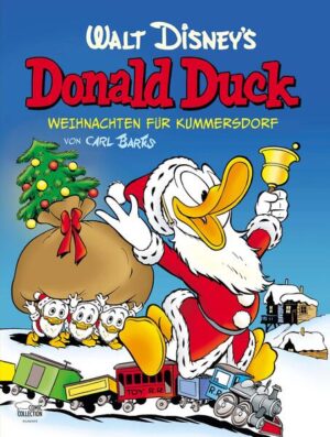 Um den Kindern des Entenhausener Armenviertels ein schönes Weihnachtsfest bescheren zu können, legen sich Donald, Daisy und die Neffen mächtig ins Zeug und sammeln Geld. Davon hat Dagobert Duck bekanntlich mehr als genug - doch wird es gelingen, das Herz des alten Knausers zu erweichen? "Weihnachten für Kummersdorf" von 1951 gehört zu den größten Klassikern von Großmeister Carl Barks. Als Geschenktipp für die Vorweihnachts- und Adventszeit einfach zeitlos.