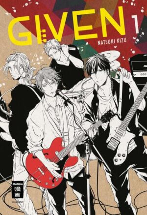 GIVEN - Der Rockstar unter den Boys-Love-Mangas! Ein temperamentvoller Gitarrist, ein Schlagzeuger, der Herzen bricht, ein sanfter Bassist und ein talentierter Sänger mit tragischer Vergangenheit - das sind die Mitglieder der Band Given. In neun Bänden darf das Publikum verfolgen, wie große Gefühle und heftige Konflikte sie manchmal auseinandertreiben, aber sie eines immer wieder zusammenführt: die Liebe zur Musik! Inhalt Band 1: Uenoyama ist hundemüde. Doch als er seinen Lieblingsschlafplatz in der Schule ansteuert, ist dieser schon besetzt: vom traurigen Mafuyu und seiner Gitarre mit gerissenen Saiten. Statt zu schlafen, repariert Uenoyama die Gitarre und bevor ers sich versieht, hat er sich in den traurigen Jungen verguckt ... Ein absolutes Must-read - nicht nur für Boys-Love-Fans!