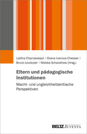 Das Verhältnis von Eltern und pädagogischen Institutionen ist durchzogen von machtvollen sozialen Konstruktionen und Ungleichheitsverhältnissen. Der Sammelband bringt qualitativ-empirische Forschungsbeiträge zusammen, die sich macht- und ungleichheitskritisch mit diesem Verhältnis auseinandersetzen. Im Fokus stehen vielfältige Deutungen und Praktiken von Eltern und Professionellen, die im Kontext pädagogischer Institutionen hervorgebracht, relationiert und ausgehandelt werden.