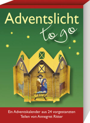 Der Mini-Adventskalender für Erwachsene zum Verschenken, als Mitbringsel oder zum selbst genießen Jeden Tag im Advent wird dem wunderbaren weihnachtlichen Panorama ein weiteres Teil hinzugefügt. Basteln light: Die einzelnen Motive lassen sich leicht heraustrennen und sind im Nu aufgestellt. Die vier Windlichter aus Pappe sind ein echter Hingucker auf dem Schreibtisch oder unter dem Weihnachtsbaum! Der Bastel-Adventskalender to go: • vier Windlichter aus 24 vorgestanzten Teilen • im kleinen Format • perfekt als Geschenk: Kleinigkeit / Mitbringsel • jeden Tag ein Bisschen weiterbasteln • ganz einfach ohne Schere oder Kleber: Jeden Tag ein weiteres Element heraustrennen und mit den bereits vorhandenen Teilen zusammenstecken • Wenn's mal was anderes sein soll: ganz ohne Schokolade! 3D-Adventskalender: Leicht und schnell zu basteln