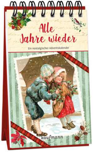 Nostalgischer Adventszauber - Ein Adventskalender für erwachsene liebhaber nostalgischer Motive und Texte Öffnen Sie jeden Tag im Advent die Pforten eines nostalgischen Weihnachtsmotivs und entdecken Sie berührende Geschichten, köstliche Rezepte und stimmungsvolle Gedichte. So wird der Adventszauber aus Kindertagen wieder lebendig! Jeden Tag umblättern, die Tür der jeweiligen Seite öffnen und dahinter nostalgische Texte, Ideen und Anregungen für die Weihnachtszeit entdecken. Ein Adventskalender zum Aufstellen und täglich Umblättern: • Der Weihnachtskalender bietet nicht nur nostalgische und weihnachtliche Bilder, Texte und Ideen, er sieht aufgestellt auch äußerst dekorativ aus und kann so den ganzen Advent und bis über Weihnachten hinaus als Deko stehen bleiben. • Jeden Tag kann eine weitere Seite umgeblättert und die in die Seite integrierte Flügeltür geöffnet werden. • Das ist weihnachtliche Nostalgie pur! • Ein schönes vorweihnachtliches Geschenk - nicht nur für Oma und Opa.