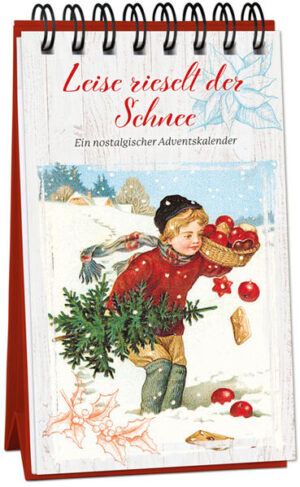 Nostalgischer Adventszauber - Ein Adventskalender für erwachsene liebhaber nostalgischer Motive und Texte Öffnen Sie jeden Tag im Advent die Pforten eines nostalgischen Weihnachtsmotivs und entdecken Sie berührende Geschichten, köstliche Rezepte und stimmungsvolle Gedichte. So wird der Adventszauber aus Kindertagen wieder lebendig! Jeden Tag umblättern, die Tür der jeweiligen Seite öffnen und dahinter nostalgische Texte, Ideen und Anregungen für die Weihnachtszeit entdecken. Ein Adventskalender zum Aufstellen und täglich Umblättern: • Der Weihnachtskalender bietet nicht nur nostalgische und weihnachtliche Bilder, Texte und Ideen, er sieht aufgestellt auch äußerst dekorativ aus und kann so den ganzen Advent und bis über Weihnachten hinaus als Deko stehen bleiben. • Jeden Tag kann eine weitere Seite umgeblättert und die in die Seite integrierte Flügeltür geöffnet werden. • Das ist weihnachtliche Nostalgie pur! • Ein schönes vorweihnachtliches Geschenk - nicht nur für Oma und Opa.