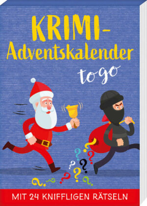 Bereits der vierte Krimi-Adventskalender für Rätselfreunde - Mit 24 weihnachtlichen Rätseln durch den Advent 24 kleine und kniffelige Aufgaben zum Knobeln und Rätseln, die man überallhin mitnehmen kann. Dieser handliche Adventskalender hält für jeden Tag im Advent ein kniffeliges Rätsel zu einem Krimi-Thema bereit: Ob Einbrecher, Bankraub, Mafia oder Polizei, in jedem Krimi-Setting gibt es kleine Rätsel zu lösen. Ein etwas anderer Adventskalender und das perfekte Geschenk oder kleine Mitbringsel für Rätselfreunde, die auch Krimis mögen! Adventskalender: • im kleinen Format • perfekt für unterwegs oder als Geschenk: Kleinigkeit / Mitbringsel • schön gestaltet • wenn's zu schwer sein sollte: Mit Lösung jeweils auf der Rückseite Ein Weihnachtskalender für Erwachsene und ältere Kinder bzw. Jugendliche mit vielen verschiedenen Rätseln und Knobeleien: Worträtsel, Zahlenrätsel, Sudoku, Bilderrätsel, Logicals, ... Viel Spaß beim Rätseln!