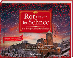 Ein Escape-Adventskalender für Rätselfans Die Geschichte: Der Santa-Killer ist wieder da und Hauptkommissarin Rebecca Rudolphs bleibt keine Wahl: Sie muss sich in die Hände des perfiden Mörders begeben und sich seinen schwierigen Rätseln stellen, um ein nächstes Opfer zu verhindern. Schafft sie es, den Santa-Killer aufzuhalten, bevor ihr die Zeit davonläuft? Ein Adventskalender für erwachsene Escape-Room-Fans: • Die Seiten des Adventskalender-Buchs sind verschlossen. Jeden Tag kann ein neues Seitenpaar aufgetrennt und weiter in die Geschichte eingetaucht werden. • In 24 Kapiteln wird die spannende Escape Room Story erzählt. • Nach jedem Abschnitt muss ein Rätsel gelöst werden um weiterzukommen und hoffentlich letztendlich aus dem Gebäude zu fliehen. • Die Lösung des Rätsels zeigt an, an welcher Stelle im Buch weitergelesen werden soll. Der Weihnachtskalender ist perfekt als Geschenk für Escape Room Fans und Spannungs-, Krimi- und Rätselfreunde. Mal etwas anderes: Ein Weihnachtskalender ganz ohne Schokolade. Einfach am 1. Dezember die erste Doppelseite auftrennen, loslesen und sich mitreißen lassen...