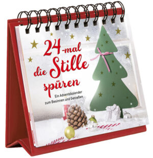 Kleine Auszeiten im Advent - Ein Adventskalender zum Aufstellen Zum Innehalten, Besinnen und Genießen. Dieser Weihnachtskalender zum Aufstellen hält für jeden Tag im Advent ein Gedichten, eine kleinen Ermutigungen, Denkanstößen und Ideen, um sich selbst etwas Gutes zu tun bereit. Die passenden Bilder runden das weihnachtliche Erlebnis für den Advent ab. 24 kleine Inspirationen: • dekorativ und inhaltsreich: Der Kalender wird zum 1. Dezember aufgestellt und kann den ganzen Advent über stehen bleiben • jeden Tag kann ein Blatt umgeblättert und ein weiterer schöner Text gelesen werden • perfekt als Geschenk: Kleinigkeit / Mitbringsel • schön gestaltet