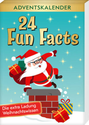 Ein kleiner Adventskalender für Weihnachtsfans 24 weihnachtliche Fun Facts Weißt du, wie viele Menschen tatsächlich zufrieen sind mit ihren Geschenken? Warum in der Slowakei zu Weihnachten Pudding an die Zimmerdecke geworfen wird? Welches die Beliebtesten Weihachtsmärkte in Deutschland sind? - Nein? Dann mal ran an den Adventskalender und gib dir die volle Ladung Weihnachtswissen! - Jeden Tag ein neuer Fakt! Ein Adventskalender für Erwachsene: • der kleine Block eignet sich gut als Geschenk für Weihnachtsliebhaber • auf jeder Seite findet sich ein lustiger und / oder interessanter Fakt zum Thema Weihnachten und Advent • schön gestaltet • perfekt als Geschenk: Kleinigkeit / Mitbringsel • mal etwas anderes: Ein Weihnachtskalender ganz ohne Schokolade