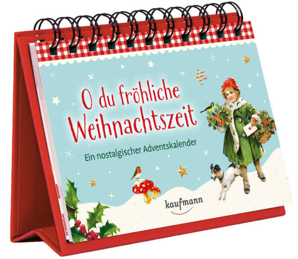 Nostalgischer Adventszauber - Ein Adventskalender zum Aufstellen Der Adventskalender zum Träumen: Ein Aufstellkalender mit Weihnachtsgedichten und stimmungsvollen Texten in zauberhaft nostalgischer Aufmachung. Dieser Weihnachtskalender lässt vergangene Zeiten zu Weihnachten wieder in neuem Licht erstrahlen. Ein Aufstell-Adventskalender für Erwachsene: • dekorativ und inhaltsreich: Der Kalender wird zum 1. Dezember aufgestellt und kann den ganzen Advent über stehen bleiben • jeden Tag kann ein Blatt umgeblättert und ein weiterer schöner Text gelesen werden • perfekt als Geschenk: Kleinigkeit / Mitbringsel • schön gestaltet: Für Fans von weihnachtlicher Nostalgie Im Advent: Sich einfach jeden Tag ein wenig Zeit nehmen und mit diesem Weihnachtskalender ganz ohne Schokolade die Zeit vor Weihnachten begehen.