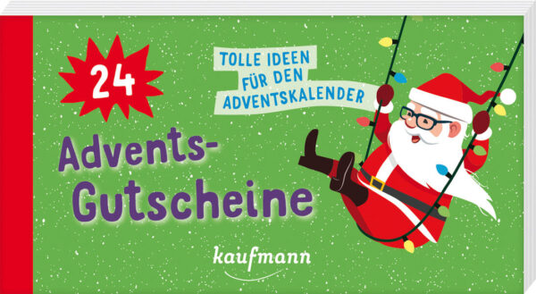 24 Gutscheine für den Adventskalender Ein Adventsfrühstück im Bett? Ein Besuch auf dem Weihnachtsmarkt? Vielleicht eine lustige Weihnachtsparty? Oder doch lieber eine gemütliche Vorlesestunde im Advent? Dieses Gutscheinbuch macht die Adventszeit zu etwas ganz Besonderem! Es enthält 24 bunt gestaltete Gutscheine für gemeinsame Aktivitäten, die die Weihnachtszeit verschönern und dem Beschenkten sicher ein Lächeln ins Gesicht zaubern werden. Einfach heraustrennen, ggf. ausfüllen und verschenken / den Adventskalender damit befüllen! Wir wünschen einen schönen Advent!