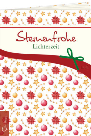 Grüße zum WeihnachtsfestKurze stimmungsvolle Texte und frohe Wünsche zum Weihnachtsfest machen dieses kleine Geschenkheft zum idealen Mitbringsel für einen lieben Menschen. Das Heft kann auch einfach als kleine Überraschung mit der Weihnachtspost verschickt werden. Und wenn die richtigen Worte fehlen, inspirieren die Texte beim Schreiben der Weihnachtskarten für Familie und Freunde. - Besinnliche Texte für die schönste Zeit im Jahr- Mit Platz für eine persönliche Widmung- Ideal als kleines Mitbringsel oder zum Versenden mit der Weihnachtspost- Prägung auf dem Cover