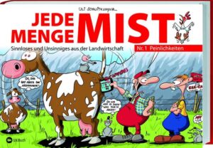 Typisch Bauer: die besten Witze und Cartoons  Uli Schnitkemper nimmt wie kein anderer Cartoonist das Landleben auf die Schippe oder - besser gesagt - auf die Mistgabel. Statt ländlicher Idylle mit herzigen Tieren und fleißigen Bauern zeigt er uns lieber peinliche Vorfälle, schräge Situationen und skurrile Typen. Sein neues Buch enthält 27 ganzseitige Cartoons, die von ironisch-treffenden Kommentaren des Zeichners ergänzt werden:  Schwarzer Humor und lustige Witze über Landwirte und das Landleben  Neue Karikaturen vom Zeichner der Buch-Serie »Helden vom Lande« und des Cartoon-Kalenders »Das Jahr des Bauern«  Gute-Laune-Buch für Menschen, die das Landleben lieben, und ein originelles Geschenk für Männer, die gerne herzhaft lachen   Witzig und bissig - Karikaturen von Uli Schnitkemper  Den rheinischen Humor hat Uli Schnitkemper nach eigener Aussage von seiner Mutter geerbt, das Zeichentalent vom Vater. Anfangs waren seine Karikaturen ein Geschenk für Freunde und Verwandte, heute lachen sich die Leser der Zeitschrift top agrar über seine unverfrorenen Witze rund um Landleben und Landliebe schlapp. Ob Besamungs-pannen, eine Fahrt mit dem Mähdrescher ins Autokino oder Geisterkühe: Bei aller Liebe zum Sarkasmus und zum schwarzen Humor zeichnen sich seine Karikaturen auch stets durch einen charmanten Witz und eine unglaubliche Detailfülle in den Zeichnungen aus. »Ich hatte noch nie was Besseres zu tun als Männchen zu zeichnen und diese mit be-sonders blöden Gesichtern zu versehen« sagt Uli Schnitkemper über sich. »Zum Glück!« sagen seine Leser und Fans. Wer sich und anderen Comic-Fans etwas Gutes tun möchte, kann das jetzt mit jeder Menge Mist machen!