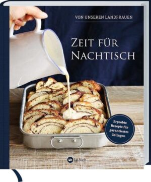 Jetzt noch ein Nachtisch: Dessert-Ideen aus der Landfrauenküche Ist für Sie der Nachtisch das Wichtigste an jeder Mahlzeit? Sind Sie stets auf der Suche nach köstlichen Dessert-Rezepten? Die Landfrauen aus Uplengen können das gut verstehen. Nach den Rezeptsammlungen zu deftigen Eintöpfen und himmlischen Torten haben sie sich erneut in der Küche getroffen, um Familienrezepte und eigene Rezept-Kreationen auszutauschen. So entstand das neue Landfrauen Kochbuch, in dem sich alles um Süßspeisen und Nachtische dreht, die so lecker sind, dass sie einen Ehrenplatz auf der Familientafel erhalten: Von Apfel bis Zitrone: Rezepte für Schleckermäuler aus der Landfrauenküche Vom einfachen Nachtisch bis zum ausgefallenen Dessert zum Vorbereiten am Vortag - passende Ideen für jeden Anlass Ob Dessert im Glas oder Spekulatius-Tiramisu: Dank erprobter Rezepte ist das Gelingen garantiert! Aus den Rezept-Büchern der Landfrauen: Apfelauflauf, Rotweincreme, Vanille-Flammeri Steht Ihnen der Sinn nach einem Nachtisch mit Schokolade oder möchten Sie das Obst aus dem eigenen Garten in ein köstliches Dessert verwandeln? Ob rote Grütze, Pflaumencrumble oder weiße Schokoladenmousse: Die Uplengener Landfrauen haben für jede Gelegenheit und Jahreszeit das passende Rezept! Verblüffen Sie Gäste und Familie mit Klassikern der Landfrauenküche - die Rezepte und Fotos laden zum Schmökern und Nachkochen ein. Zahlreiche Tipps für die Abwandlung machen es leicht, die Dessert-Ideen für jeden Geschmack anzupassen. Freuen Sie sich auf den Nachtisch und verzaubern Sie ihre Lieben mit Brotpudding, Himbeertraum und Co! »Schon allein die Fotos sind ein Mhm-Erlebnis.« Mainhatten Kurier »Eine Fundgrube an wirklich einfachen Alltagsrezepten, mit klaren Anleitungen und schönen, klassischen Fotos.« bibliotheksnachrichten »Mit den gut beschriebenen Rezepten haben auch Anfänger Erfolg.« Land & Berge