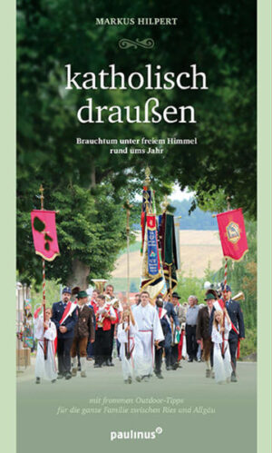 Seit alters her kennen Christen aber auch unzählige Gottesdienstformen unter freiem Himmel, die gerade in jüngster Zeit wieder ein Comeback erfahren: Berg- und Gipfelmessen, Schiffsprozessionen und Flurumgänge, Johannifeuer und Waldweihnachten oder Leonardiritte und Fußwallfahrten - um nur einige Beispiele zu nennen. Solche sakralen Freiluft-Veranstaltungen sind heute nicht nur bei religiösen Naturliebhabern sehr beliebt. Sie werden auch von Familien mit Kindern, Ausflüglern, Wanderern, Radfahrern oder sogar Sportlern sehr gerne angenommen. Markus Hilpert zeigt in seinem Buch die Vielfalt katholischer Frömmigkeit außerhalb von Kirchengebäuden, führt den Leser dabei durch unterschiedliche Angebote im Jahreskreis und gibt Tipps für beeindruckende Outdoor-Veranstaltungen und andächtige Freiluft-Events.