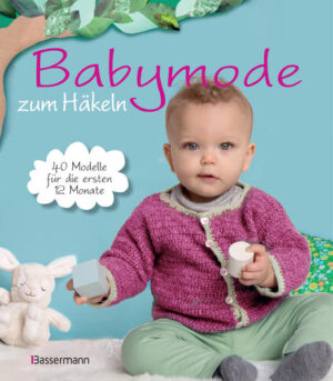 Kuschelweiches fürs Baby Dieses Buch bietet 40 bezaubernde Häkelmodelle, in denen sich die Kleinsten zu jeder Jahreszeit wohlfühlen: Hemdchen, Kleidchen, Cardigans, Pullover, Schuhe und Mützen, aber auch Kuscheltiere zum Knuddeln und Liebhaben fehlen nicht. Die Modelle eignen sich für Babys im ersten Lebensjahr und sind in vier Größen umsetzbar. Die genauen Anleitungen inklusive Häkelschriften sind leicht verständlich und machen das Nacharbeiten zum Kinderspiel. Ausstattung: 270 durchgehend farbige Abbildungen, Illustrationen und Häkelschriften