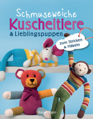 Lieblingstiere für Kinder - einfach selbst gestalten Kinder lieben Kuscheltiere, und selbst manche Erwachsene können gar nicht genug davon haben. 36 unwiderstehliche Strick- und Häkelmodelle lassen sich im Nu aus einzelnen Wollknäueln oder -resten zaubern: Kleine Knotenpüppchen und weiche Bärchen für die Allerkleinsten, Hunde, Katzen und Puppen in verschiedensten Varianten, freche Strickmäuse und Häkeläffchen, die auch Große begeistern. Dank der genauen Anleitungen können selbst Anfängerinnen die Modelle leicht nacharbeiten. Ausstattung: durchgehend farbige Abbildungen