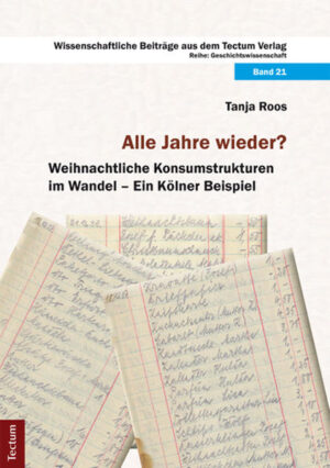 Das Weihnachtsfest gilt vielerorts als das bedeutendste Familienfest des Jahres. Spätestens seit dem Ende der 1960er Jahre hat es sich darüber hinaus auch zum bedeutendsten Konsumereignis entwickelt. Tanja Roos analysiert Haushaltsbücher und Taschenkalender eines Kölner Haushalts, in denen für die Jahre 1933 bis 1992 detailliert das Konsumverhalten der einzelnen Haushaltsmitglieder dokumentiert ist. Auf dieser einzigartigen Basis zeigt sie, wie die Ausgaben über die Zeit zunehmen und welchen überragenden Einfluss Schenkgewohnheiten auf das Konsumverhalten selbst in Kriegs- oder Krisenzeiten haben - und liefert damit ein facettenreiches Bild vom Lebensalltag dieses Haushalts, von den Konsumbedingungen und Konsumpräferenzen seiner Mitglieder. An der Nahtstelle zwischen wirtschafts- und kulturhistorisch relevanten Fragestellungen leistet dieses Buch einen wertvollen Beitrag zur deutschen Konsumgeschichte und liefert interessante Anknüpfungspunkte für die Alltags- und Biografieforschung.