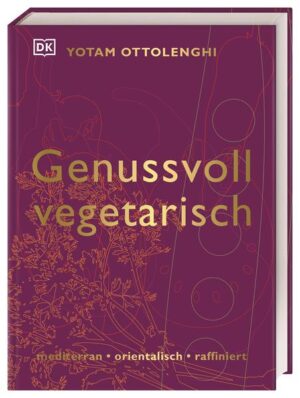 Ein kulinarisches Highlight, nicht nur für Vegetarier*innen Moderne vegetarische Küche von Bestseller-Autor und Star-Chef Yotam Ottolenghi 125 innovative Gemüse-Rezepte mit orientalisch-mediterranem Twist Praktische Gliederung des Buches nach Hauptzutaten und verschiedenen Gemüsesorten eröffnet eine Vielfalt an Farben, Geschmacksrichtungen und Texturen Elegantes Design und exzellente Foodfotografie Vegetarisches Mittelmeerflair Yotam Ottolenghis weltweit einzigartiger Kochstil und besticht durch spannende Kombinationen, die für unvergleichliche Geschmackserlebnisse sorgen. In „Genussvoll vegetarisch“ präsentiert der Star-Koch 125 innovative, orientalisch-mediterran inspirierte Gemüse-Rezepte. Von karamellisiertem Fenchel mit Ziegenjoghurt über Bohnen-Burger, Zitronen-Auberginen-Risotto oder grünem Couscous bis hin zu Feigen mit Basilikum, Ziegenkäse und Granatapfelsirup - alle Gerichte sind zu 100% vegetarisch und leicht nachzukochen. Ob vegetarisch oder nicht - dieses Kochbuch darf in keiner Küche fehlen!