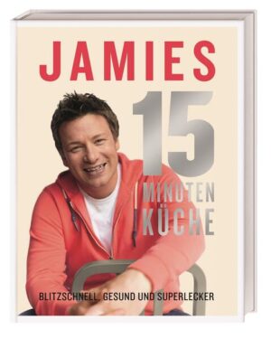 Jetzt wird der Turbogang eingelegt! Schnell und raffiniert ist kein Widerspruch, wenn es um die Alltagsküche geht. In seinem neuen Kochbuch verspricht Jamie Oliver leckere und gesunde Gerichte mit nur 15 Minuten Zubereitungszeit und knüpft mit vielen neuen kreativen Ideen an den Erfolg seines Bestellers Jamies 30-Minuten-Menüs an. Von mediterraner Pasta und britischen Klassikern bis hin zu asiatischen Köstlichkeiten und knackfrischen Salaten - Jamies neue Rezepte sind unkompliziert, alltagstauglich und einfach nur gut. Mit seinem neuen Kochbuch Jamies 15-Minuten-Küche beweist er, dass gutes Essen keine Frage der Zeit ist. Nützliche Tipps und Tricks befeuern zusätzlich den schnellen Küchengenuss. "The promise of this book is simple: delicious, nutritious, super-fast food that's a total joy to eat and perfect for busy people like you and me." Jamie Oliver