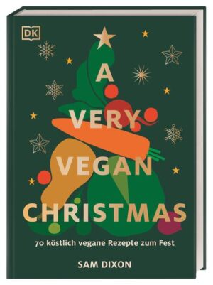 Fröhliche (vegane) Weihnachtszeit! Lecker, festlich und gesund: Die über 70 kreativen Rezepte in diesem Kochbuch zeigen, dass man das Fest der Feste auch wunderbar vegan feiern kann. Von kleinen Häppchen für das gemütliche Beisammensein, deftigen Hauptgerichten und feinen Beilagen bis zu veganem Weihnachtsgebäck und verführerischen Desserts finden sich hier leckere vegane Gerichte für die schönste Zeit des Jahres. So lassen sich die Feiertage mit einem leckeren Weihnachtsmenü genießen, das allen schmeckt. Raffinierte vegane Rezepte • Lecker und kreativ: Diese festlichen Gerichte machen Veganer*innen und Nicht-Veganer*innen zufrieden, satt und glücklich. • Fleischlos und opulent: Von köstlichen Kleinigkeiten über festliche Hauptgerichte und Beilagen bis zu verführerischen Desserts und Gebäck. • Veganes Weihnachtsessen: Ideal auch für Familien mit veganen Angehörigen, die jedes Jahr vor der Herausforderung stehen, was es zu essen geben soll. • Mit vielen stimmungsvollen Fotos und Illustrationen. • Low Waste: Kluge Tipps zur Resteverwertung nach dem großen Fest. Weihnachten - gesund und nachhaltig Alle Rezepte in diesem Kochbuch sind vollkommen frei von tierischen Zutaten und schmecken fantastisch. Ob Gemüse-Nuss-Braten, Rosmarin-Kartoffeln mit Polenta-Crunch, Buchweizen-Blinis mit Erbsencreme, oder Schokoladen-Maronen- Soufflé - hier ist für jedes Familienmitglied etwas dabei. Dieses vegane Weihnachtskochbuch ist nicht nur für Veganer*innen geeignet, sondern für alle, die Wert auf Nachhaltigkeit legen und ihren Fleischkonsum reduzieren wollen. Geniale vegane Weihnachtsrezepte für mehr Vielseitigkeit und Kreativität auf der Festtagstafel.