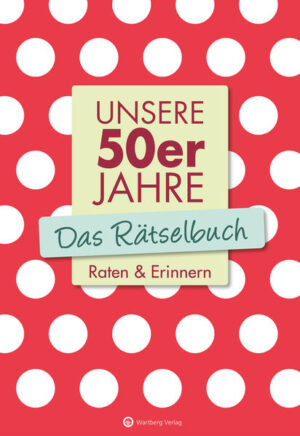 Eine nostalgische Zeitreise in ein rätselhaftes Jahrzehnt! Können Sie sich noch an die 50er-Jahre erinnern? Dann werden Ihnen sicherlich Themen wie Wiederaufbau, Wirtschaftswunder oder Kalter Krieg in den Sinn kommen. Bestimmt haben Sie die Hochzeit von Grace Kelly und Fürst Rainier von Monaco oder die Krönung der Queen in den Illustrierten und das Fußball-Wunder von Bern im Radio verfolgt. Die ersten Urlaubsreisen nach Italien wurden gebucht, die Männer schmierten sich Brisk ins Haar und die Frauen waren stolz auf ihre Nylonstrümpfe. Wenn Sie sich gerne an die 50er zurückerinnern, haben Sie mit diesem Rätselbuch die richtige Unterhaltung zur Hand. Hier geht es mit Quizfragen, Kreuzwort-, Silben- und Bilderrätseln auf die Zeitreise der eigenen Erinnerungen. Willkommen in den 50er! · Spannender Zeitvertreib · Nostalgie pur! · Vielfältige Rätselformate wie Rebus, Quizfragen, Kreuzwort-, Silben- und Bilderrätsel · Kurze, informative Texte in den Aufgaben und Antworten · Hochwertiges, gut beschreibbares Papier · Handliches Format · Ansprechendes Layout · Originelle Geschenkidee