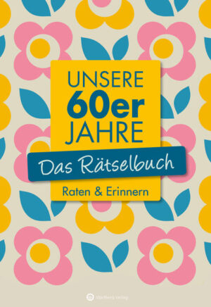 Eine nostalgische Zeitreise in ein rätselhaftes Jahrzehnt! Können Sie sich noch an die 60er-Jahre erinnern? Dann werden Ihnen sicherlich Themen wie der erste Auftritt der Beatles in Hamburg, die Studentenproteste und der Auftakt der Fußballbundesliga in den Sinn kommen. Bestimmt kennen Sie noch die großen Shows im Fernsehen, haben Psycho oder Die Reifeprüfung im Kino gesehen, legendäre Konzerte miterlebt und Ihre Jeans selbst ausgewaschen. Die Autos hatten keine Sicherheitsgurte und mit dem Moped oder dem Roller fuhr man selbstverständlich ohne Helm. Wenn Sie sich gerne an die 60er zurückerinnern, haben Sie mit diesem Rätselbuch die richtige Unterhaltung zur Hand. Hier geht es mit Quizfragen, Kreuzwort-, Silben- und Bilderrätseln auf die Zeitreise der eigenen Erinnerungen. Willkommen in den 60er! · Spannender Zeitvertreib · Nostalgie pur! · Vielfältige Rätselformate wie Rebus, Quizfragen, Kreuzwort-, Silben- und Bilderrätsel · Kurze, informative Texte in den Aufgaben und Antworten · Hochwertiges, gut beschreibbares Papier · Handliches Format · Ansprechendes Layout · Originelle Geschenkidee