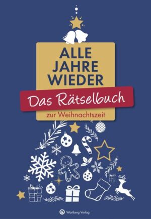 Das unterhaltsame Rätselbuch zur Weihnachtszeit - und das perfekte Geschenk für alle Weihnachtsfans! Alle Jahre wieder erfüllen Plätzchenduft und Kerzenlicht unsere Stuben. Lieben auch Sie die heimelige Weihnachtsstimmung, die Bräuche rund ums heilige Fest, das Dekorieren, Backen und Singen in der Adventszeit? In diesem Buch dreht sich alles rund ums Weihnachtsfest. Es geht um Weihnachtsmärchen in Literatur, Film und Fernsehen, um weihnachtliche Musik, um Weihnachtsgebäck und Adventsmärkte, um Weihnachtsmänner, Christkinder und Nikoläuse. Und um Wissensfragen zur Weihnachtsgeschichte oder zu internationalen Bräuchen. Wenn Sie das Fest der Liebe gerne zelebrieren, haben Sie mit diesem Rätselbuch die richtige Unterhaltung zur Hand. In Kreuzwort-, Silben- und Bilderrätseln, mit Quizfragen und vielfältigen Knobeleien können Sie Ihr Weihnachtswissen unter Beweis stellen - und vielleicht noch so manches dazulernen.