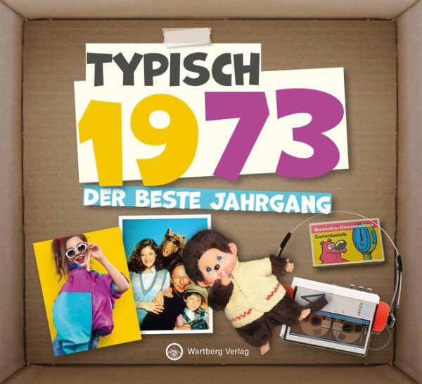 Typisch 1973 - Der beste Jahrgang Das perfekte Geschenk und persönliche Mitbringsel zum runden Geburtstag! Mit diesem wunderschön gestalteten Geschenkbuch entführen wir Sie zurück in Ihre Kindheit und Jugend. Viele zeittypische Bilder mit Schmunzelfaktor sorgen garantiert für Aha-Erlebnisse. Kurzweilige Texte zu Themen wie Spiele und Geschichten, Schule und Freizeit, Film und Fernsehen, Mode und Musik, Technik und Mobilität wecken jede Menge schöner Erinnerungen an die bunteste und prägendste Zeit im Leben. Öffne die Schatzkiste der Erinnerungen und tauche ein in die aufregende Zeit deiner Kindheit und Jugend!