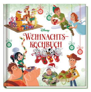 In diesem Buch finden Disney-Fans einfache und leckere Rezepte für die schönste Zeit des Jahres. Ob ein kräftiges Frühstück vor dem Schneespaziergang oder köstliche Snacks für den weihnachtlichen Filmabend - mit über 25 Rezepten können sich kleine und große Köche gemeinsam mit den beliebtesten Disney-Figuren die perfekten Gerichte für die kalte Jahreszeit auf den Teller zaubern. Und das Beste: Für ausgewählte Rezepte gibt es Geschenkanhänger. Also einfach die Rezeptzutaten in ein Glas schichten, Anhänger ausschneiden, und fertig ist das Weihnachtsgeschenk! MIT DIESEN REZEPTEN • Elsas Käse-Makkaroni • Schneegestöber im Glas • Dalamatiner-Pfannkuchen • Monstermäßige Müsliriegel • Olafs Minipizza • Simbas Dschungelbrownies • Winnie Puuhs Honigschnecken ... und vielen weiteren leckeren Rezepten!