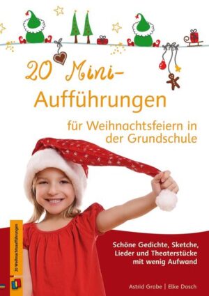 Unterrichtsmaterial mit Kopiervorlagen für Lehrer an Grundschule und Förderschule, Fächer: Deutsch, Sachunterricht und Theater, Klasse 1-4 +++ Mit der Besinnlichkeit ist es für Sie als Lehrer in der Vorweihnachtszeit ja immer so eine Sache. Schließlich will bei allem adventlichen Trubel auch noch eine Weihnachtsfeier in der Schule organisiert werden. Mit diesen schnellen und ganz leicht umsetzbaren Ideen für kleine Aufführungen zwischen fünf und fünfzehn Minuten bleibt endlich mehr Zeit für Plätzchen und Kerzenschein! Ob vor großem Publikum mit Eltern und Großeltern, mit den Parallelklassen oder einfach feierlich mit Ihren Schülern in Ihrer Klasse: Alle Anregungen und Mini-Theaterstücke sorgen auch in (fast) letzter Minute noch für eine gelungene Aufführung. Vom Schattentheater über Lieder und Sketche bis zum szenischen Spiel: Angaben zur Zeitdauer, Tipps zur Vorbereitung und Umsetzung sowie zum nötigen Material finden Sie übersichtlich auf einen Blick. Die Texte sind nach Klassenstufen vom 1. bis 4. Schuljahr differenziert. Die passenden Seiten können Sie dabei eins zu eins für die Kinder kopieren und ihnen ihre Textblätter sofort aushändigen. Auch die Regieanweisungen sind schon fertig formuliert. Von lustig bis besinnlich und von der Einzelaufführung, etwa mit kleinen Gedichten, bis hin zum großen Auftritt für die ganze Klassengemeinschaft, ist für jeden Geschmack und Bedarf etwas dabei. Sämtliche Requisiten sind zudem kostengünstig und unaufwändig