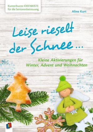 Ideensammlung zum Einsatz in der Seniorenarbeit für Fachkräfte in der Altenpflege sowie Demenzbetreuung +++ Plätzchenduft, Kerzenschein, Wohligkeit und Weihnachtsvorfreude: Dem Jahresende wohnt ein spezieller Zauber inne - wie gemacht für schöne Stunden mit Ihren Senioren! Mit dieser Ideensammlung machen Sie Senioren mit und ohne Demenz ein Geschenk, das Sie alle Jahre wieder hervorholen können. Von Advent und Weihnachten bis hin zum Thema Winter gibt es hier stimmungsvolle Ideen für kleine Aktionen zur jahreszeitlichen Aktivierung. Die Senioren lassen weiße Flocken in ihren selbst gebastelten Schneekugeln tanzen, basteln einfache Engel aus Tortenspitze und singen klassische Weihnachtslieder mit biografischem Bezug. Sie begleiten winterliche Vorlesegeschichten mit Bewegungen oder einfachen Instrumenten. Auch leckere Rezepte, z. B. für Marzipankartoffeln oder Früchtepunsch, kleine Übungen zum Gedächtnistraining und Spiele sind in diesem Winterpaket enthalten: Reime, Bewegungsspiele, aber auch Wahrnehmungsspiele. Stimmungsvolle Bilder zu den Ideen machen das Schmökern noch schöner und versetzen Sie gleich in Weihnachtsstimmung. Zusätzlich haben wir noch vier fertig ausgearbeitete Vorschläge für entspannte Winterfeste und Weihnachtsfeiern eingepackt - mit Raumgestaltungs- und Einladungsvorschlägen. Alles ist speziell für den Einsatz in der Pflegeeinrichtung konzipiert - aber so stimmungsvoll wie die Winterzeit zu Hause!