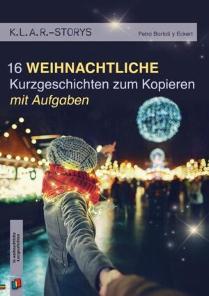 Unterrichtsmaterial für Lehrer an Förderschulen und weiterführenden Schulen, Fach: Deutsch, Klasse 7-10 +++ Die 16 weihnachtlichen K.L.A.R.-Storys sorgen für eine abwechslungsreiche Adventszeit und Weihnachtsstimmung auch in höheren Jahrgängen. Denn die kurzen Geschichten setzen das bewährte K.L.A.R.-Prinzip um und überzeugen mit interessanten Inhalten, ohne die Schüler zu überfordern. Einfache Sprache, kurze Sätze und eine große Schrift verhelfen auch leseschwachen Jugendlichen zu Leserfolg und Lesefreude. Natürlich eignen sich die Texte aber auch zum Vorlesen, einem beliebten vorweihnachtlichen Ritual. Jede Geschichte ist kopierfertig aufbereitet und wird von Aufgaben zum Textverständnis und zur inhaltlichen Interpretation sowie den dazugehörigen Lösungen ergänzt. Die behandelten Themen sind für Jugendliche auch über Weihnachten hinaus relevant. In den verschiedenen Texten geht es unter anderem um Religion und Tradition, die Bedeutung von Weihnachten und Nächstenliebe. Dadurch regt jede Story zu spannenden, schüleraktivierenden Diskussionen an, die den Unterricht kurz vor Weihnachten bereichern.