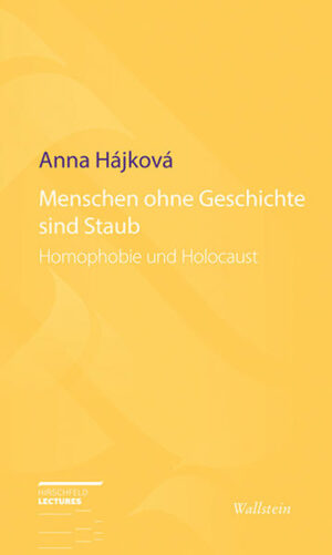 Eine Untersuchung, die für das Erinnern an queere jüdische Opfer während des Holocausts und für ein Ende der Stigmatisierung eintritt. Queere Geschichte des Holocaust, also die Frage nach gleichgeschlechtlichem Verlangen unter den Holocaustopfern, ist bis in die heutigen Tage eine Leerstelle geblieben. Dies liegt an einer weitreichenden Homophobie der Häftlingsgesellschaft in KZs und Ghettos, was dazu führte, dass die Stimmen dieser Menschen weitgehend aus den Archiven getilgt sind. Anna Hájkovás Text baut auf bestehender Forschung zu Homophobie auf und macht den Versuch, die Geschichte dieser ausradierten Menschen zu schreiben. Die Untersuchung ist dabei gleichzeitig eine Geschichte der Sexualität des Holocaust und nimmt in Augenschein, dass die Beziehungen im Lager mitunter ausbeuterisch und gewaltsam waren, wobei die Übergänge fließend waren. Hájková setzt sich mit einigen besonderen Fällen von Jugendlichen (unter anderem Anne Frank) und Erwachsenen auseinander, es geht um romantische, erzwungene und abhängige Beziehungen, um romantische Sexualität und sexuellen Tauschhandel. Sie zeigt die Gleichzeitigkeit von queerer und Hetero-Sexualität und argumentiert, dass wir von einem ausschließlichen Konzept der sexueller Identität Abschied nehmen und von Akten und Praktiken sprechen müssen, um das Verhalten der Opfer verstehen zu können.