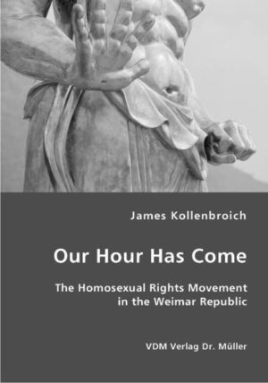 The Weimar Republic rests in many minds as a period of new and great personal freedom. Despite this new freedom, gay German men still had to deal with the existence of Paragraph 175, the law against male homosexual acts. In response, gay German men worked to change the law. This work focuses on that effort and examines the actions, both political and cultural, of the three major gay rights organizations, the Gemeinschaft der Eigenen, the Bund für Menschenrecht, and the Wissenschaftlich-humanitären Komitee. It also examines the tactics of the movement and the reasons behind its successes and failures. It proves that this was not the effort of some small insignificant voice in the wilderness, but a national movement with a very public presence across the entire country. As a direct result of its efforts, Paragraph 175 was removed from the draft of a new German law code in October 1929. Although this draft ultimately was never passed, the efforts of these groups during this decade opened public debate in Germany on the subjects of homosexuality and gay rights. This book is addressed to historians of the period as well as anyone interested in the history of gay rights.