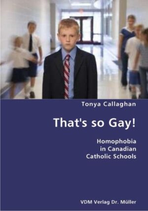 Because Catholic doctrine about homosexuality is contradictory and fundamentally homophobic, some lesbian, gay, bisexual, transgender, or queer (LGBTQ) teachers find themselves having to deny their sexuality and resort to hiding in a metaphorical Catholic closet when teaching in Canadian Catholic schools. Educational researcher Tonya Callaghan employs a multi-method qualitative framework to uncover how homophobia is institutionalized in these schools. Callaghan first theorizes the problem and examines pertinent Catholic documents as well as key Canadian legal decisions. Then, using interviews with six LGBTQ teachers and her own experience as a lesbian teacher, Callaghan retells the teachers stories in the form of life-narrative vignettes. This varied research design provides much needed insight into a previously untold aspect of Canadian schooling. It offers a valuable perspective that may be beneficial to LGBTQ teachers and their colleagues, school administrators, government officials, teachers unions, and human rights activists. This book also may be of interest to researchers in the fields of education, sociology, law, ethics, sexuality studies, and religion.