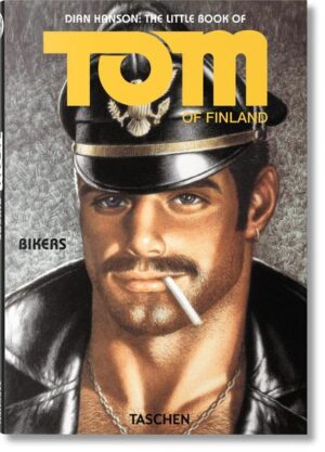 Boys will be boys! Toms Brando-inspired bikers and leathermen In 1953 The Wild One, starring Marlon Brando as Johnny, leader of the Black Rebels Motorcycle Club, was released worldwide. In 1954 Tom of Finland, previously known for his military and blue-collar subjects, drew his first civilian motorcyclist dressed in black leather. Coincidence? Hardly. The Wild One, originally marketed to a female audience with a poster featuring a close-up of Brandos face sans leather cap, hair tousled, cheeks and pout tinted pink with the tagline That Streetcar Man has a new desire! resonated far more with gay audiences, who took Brandos character as a template for the first leatherman. After seeing The Wild One Tom never drew men in brown leather again