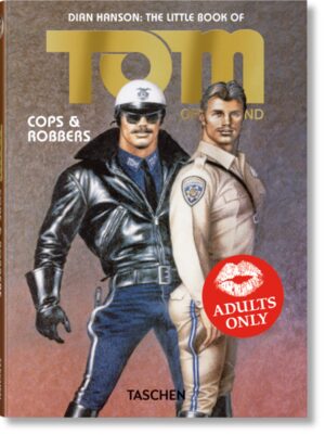 Als die finnische Post 2014 das Lebenswerk von Tom of Finland mit einer Sondermarke würdigte, war darauf einer von Toms archetypischen Kerlen zu sehen: ein Motorradcop von der California Highway Patrol in der typischen Uniform der CHiPs: Hemd und Hose beige und eng, Stiefel, Lederkoppel und Stulpenhandschuhe schwarz und aus Leder. Die Marke mit dem Cop und dem nackten Muskelmann zu seinen Füßen wurde, wen wunderts, die weltweit meistverkaufte Sondermarke der Finnen. In Toms Fantasiestaat der Hypermaskulinität zeigen natürlich auch die Ganoven alle Attribute potenter Dominanz, darum ist im ewigen Clash zwischen Cops & Robbers nie absehbar, wer am Ende Top und wer Bottom ist - irgendwer bekommt in jedem Fall ein Rohr verlegt, und alle haben ihren Spaß. The Little Book of Tom: Cops & Robbers versammelt alles, was Tom zu diesem Subthema des BDSM bei- und zusammengetragen hat, seine Comics und Bilder, aber auch jede Menge Material aus seinem privaten Archiv, das ihm als Inspiration gedient hat - Poster, Filmfotos und vieles mehr -, kompakt und erschwinglich zusammengefasst auf 192 Seiten.