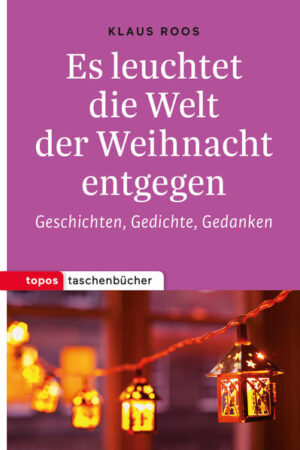 Alle Jahre wieder wird sie wach, die Sehnsucht unserer Kindertage. Tannenzweige, Lebkuchenduft und Kerzenlicht rühren das Herz an und bringen die Seele zum Schwingen. Es ist ein Schimmer des Paradieses, der in jenen Tagen aufleuchtet und uns zum Kind in der Krippe führt. Die Gedanken, Gedichte und Geschichten von Klaus Roos laden ein, sich auf diesen Weg einzulassen und in Berührung zu kommen mit dem weihnachtlichen Geheimnis der Menschwerdung, das die Welt Jahr für Jahr zum Leuchten bringt.