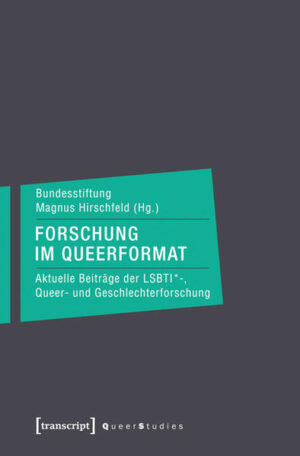 Menschen, die nicht ins heteronormative Raster der Gesellschaft passen, werden auch heute noch in vielen Lebensbereichen benachteiligt. Forschung und Wissensvermittlung helfen, diesen Diskriminierungen und bestehenden Vorurteilen zu begegnen und Akzeptanz gegenüber Lesben, Schwulen, Bisexuellen, Trans* und Inter* (LSBTI*) aufzubauen. So beschäftigen sich zahlreiche Forschungsarbeiten mit den Lebenswelten von LSBTI* in Vergangenheit und Gegenwart. In bisher einzigartig vielfältiger Zusammenstellung geben Expert_innen in diesem Band einen Einblick in ihre LSBTI*-Forschungsarbeit und diskutieren aktuelle Forschungsperspektiven. Die Beiträge zeigen Forschungslücken auf und erörtern die gesellschaftliche Bedeutung von »Forschung im Queerformat«.