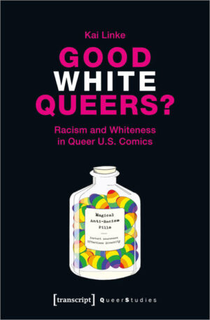 How do white queer people portray our own whiteness? Can we, in the stories we tell about ourselves, face the uncomfortable fact that, while queer, we might still be racist? If we cannot, what does that say about us as potential allies in intersectional struggles? A careful analysis of Dykes To Watch Out For and Stuck Rubber Baby by queer comic icons Alison Bechdel and Howard Cruse traces the intersections of queerness and racism in the neglected medium of queer comics, while a close reading of Jaime Cortez's striking graphic novel Sexile/Sexilio offers glimpses of the complexities and difficult truths that lie beyond the limits of the white queer imaginary.