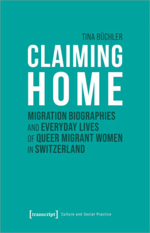 Through biographical narratives, Claiming Home traces how queer migrant women living in Switzerland navigate often contradictory perspectives on sexuality, gender, and nation. Situated between heteronormative and racialized stereotypes of migrant women on the one hand, and the implicitly white figure of the lesbian on the other, queer migrant women are often rendered impossible subjects. Claiming Home maps how they negotiate conflicting loyalties in this field and how they, in their own way, claim a sense of belonging and home.